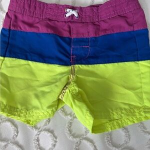OshKosh B'gosh Pink and Blue Swim Shorts